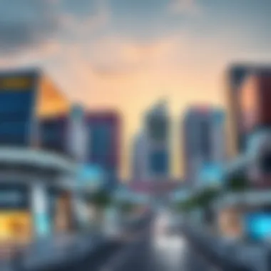 Modern business facilities within Dubai Studio City