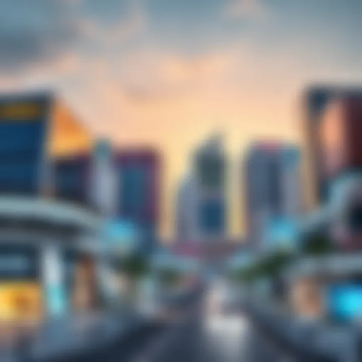 Modern business facilities within Dubai Studio City