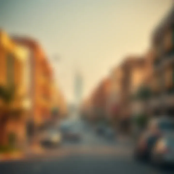 Surrounding neighborhoods of Al Khail Road, showcasing the urban development influenced by this thoroughfare.