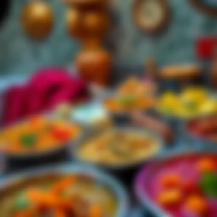 A selection of authentic South Indian dishes presented beautifully