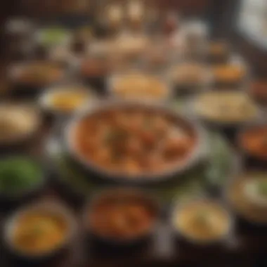 Traditional Dishes at Vasantha Bhavan Delicious spread of traditional dishes served at Vasantha Bhavan