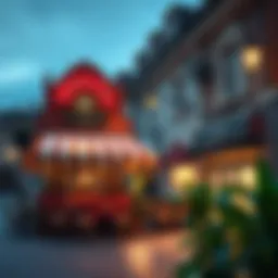 Charming cafe ambiance along Vincitore Boulevard