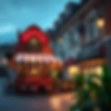 Charming cafe ambiance along Vincitore Boulevard