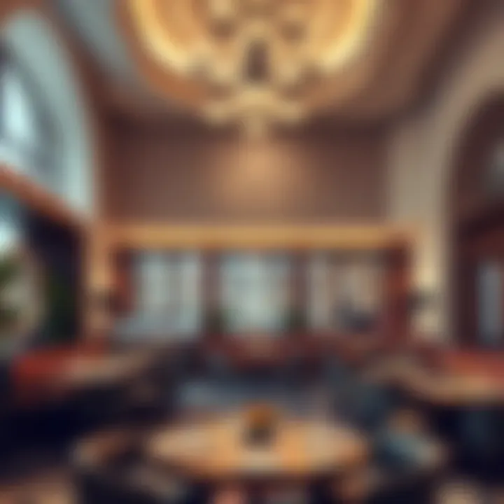 Interior ambiance of Vincitore Boulevard with elegant decor