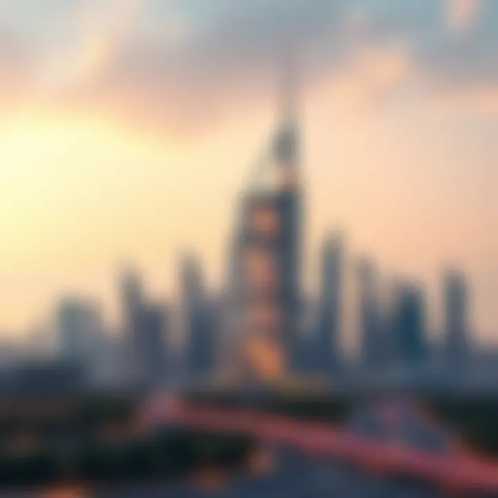 Stunning skyline view of Dubai featuring Vision 1 Liwan