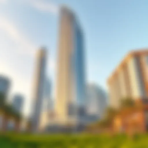 Architectural Elegance of Wasl Crystal Stunning architectural view of Wasl Crystal showcasing modern design