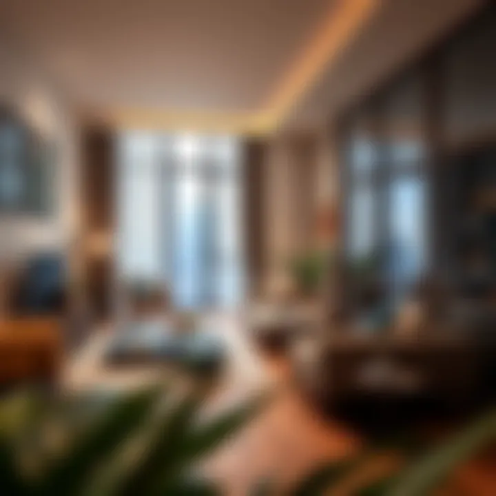 Contemporary Apartment Design Modern apartment interiors in Wasl Green Park