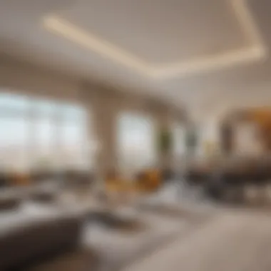 Contemporary Interiors of Wasl - Samari Residences Elegant living space within a Wasl - Samari Residence showcasing modern interiors