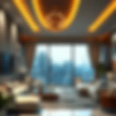 Luxurious Apartment Interiors in Dubai Luxurious apartment interiors in a popular Dubai area