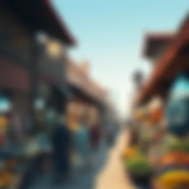 Traditional Market Highlights Cultural diversity represented through traditional markets