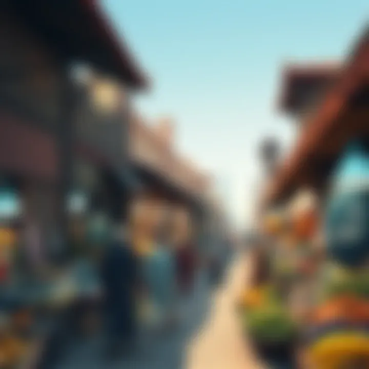 Traditional Market Highlights Cultural diversity represented through traditional markets