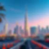 Stunning skyline of Dubai showcasing modern architecture