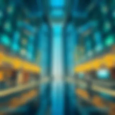 Interior of the World Trade Centre highlighting its modern design and vibrant atmosphere